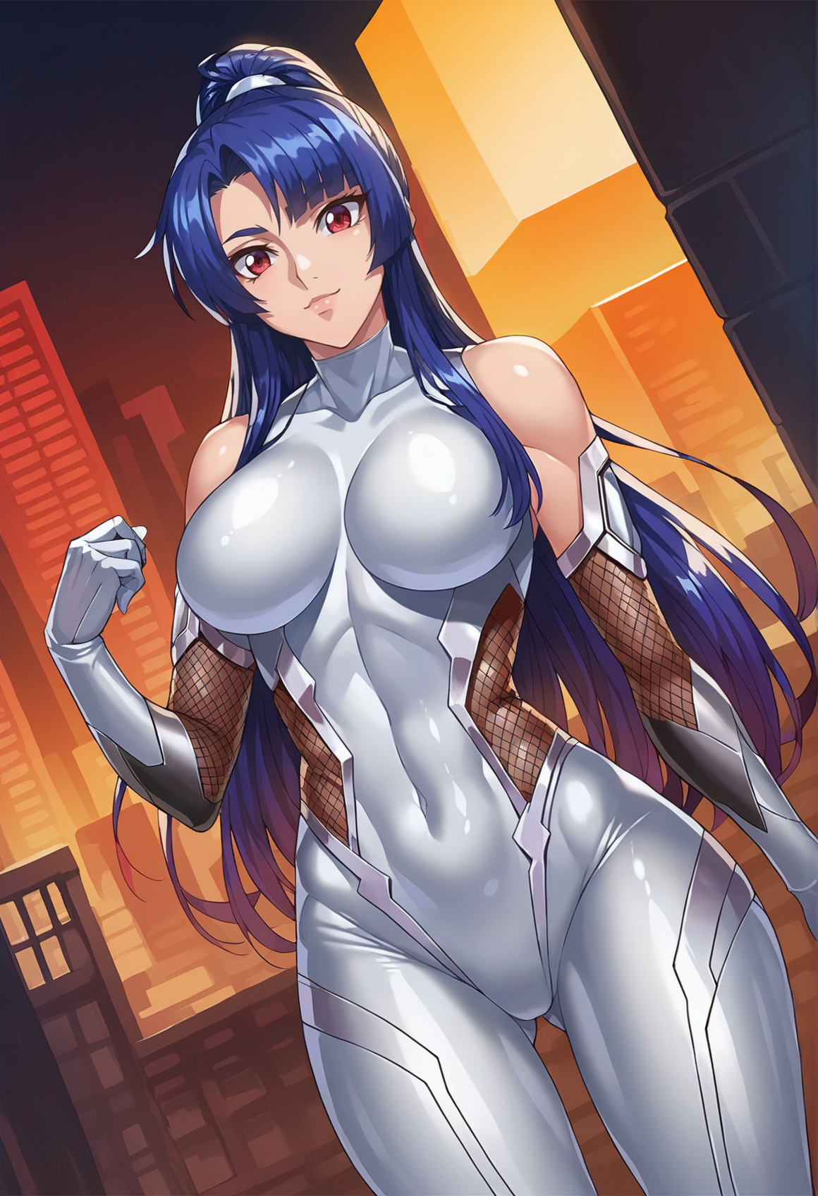 03208-2271036664-,yatsu_murasaki,scrore_9,score_8_up,score_7_up,cityscape,1girl,solo,dynamic angle,ymia,bodysuit,fishnets,gloves,covered navel,ta.png